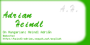 adrian heindl business card